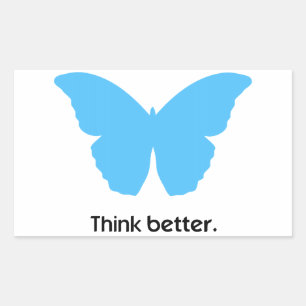Denken Sie besser an MorphOS Rechteckiger Aufkleber