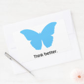 Denken Sie besser an MorphOS Rechteckiger Aufkleber (Umschlag)