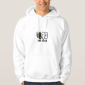 Denken Sie bevor Sie handeln Hoodie (Vorderseite)
