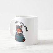Denken Sie bevor Sie klicken - Cyber-Sicherheit Kaffeetasse (Vorderseite Links)