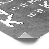 Denken Sie - Bevor Sie Poster sprechen (Ecke)