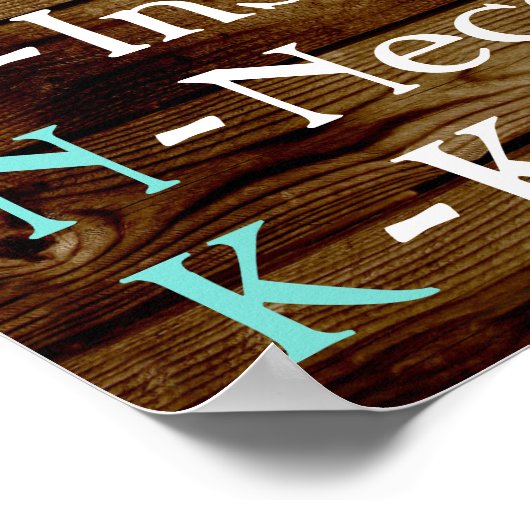 Denken Sie, bevor Sie sprechen Lehrer Poster (Ecke)