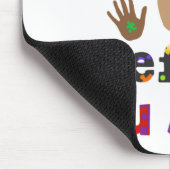 DENKEN SIE, bevor Sie urteilen Mousepad (Ecke)
