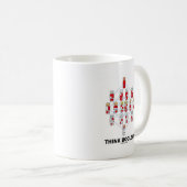 Denken Sie boolesches (Hasse Diagramm) Kaffeetasse (VorderseiteRechts)