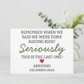 Denken Sie daran, als wir sagten, wir haben eine S Ankündigung (Stehend Vorderseite)