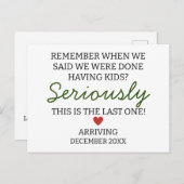 Denken Sie daran, als wir sagten, wir haben eine S Postkarte (Vorne/Hinten)