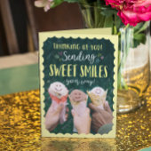 Denken Sie daran, dass Sie ein süßes Lächeln schic Karte