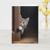 Denken Sie daran, dass Sie sich um eine Tür pinkel Karte (Gelbe Blume)