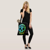 Denken Sie daran, dass Sie silberne Halskette die Tasche (Am Model)