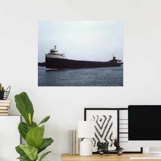 Denken Sie daran... Der Edmund Fitzgerald Poster (Heimbüro)