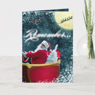 Denken Sie daran... Feiertagskarte