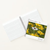 Denken Sie daran, gelb-weiße Blume Notebook zu blü Notizblock (Innenseite)
