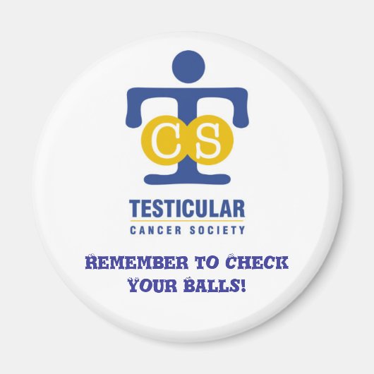 Denken Sie daran, Ihr Balls-Magnet zu Karo Magnet (Vorne)