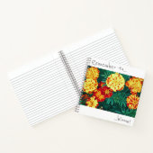 Denken Sie daran, Marigold Blume Notebook zu blühe Notizblock (Innenseite)