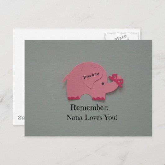 Denken Sie daran: Nana Lieben Sie! Postkarte (Vorne/Hinten)