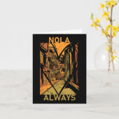 Denken Sie daran, Nola nie vergessen New Orleans i Karte (Gelbe Blume)