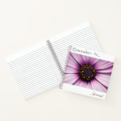 Denken Sie daran, Osteospermum Blume Notebook blüh Notizblock (Innenseite)