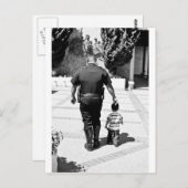 Denken Sie daran, Polizist zu betreuen Postkarte (Vorne/Hinten)
