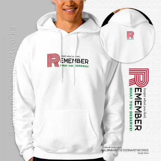Denken Sie daran, Red Green | White Men Hoodie