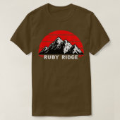 Denken Sie daran, Ruby Ridge Idaho Berg 2 T-Shirt (Design vorne)