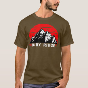 Denken Sie daran, Ruby Ridge Idaho Berg 2 T-Shirt