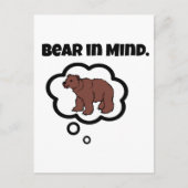 Denken Sie daran, sich im Kopf Funny Pun Cartoon z Postkarte (Vorderseite)