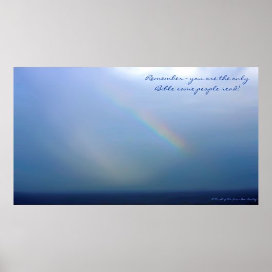 Denken Sie daran: Sie sind die einzige Bibel, die Poster (Vorne)