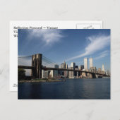 Denken Sie daran, Überlegungen ~ Twin Towers WTC N Postkarte (Vorne/Hinten)