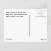 Denken Sie daran, Überlegungen ~ Twin Towers WTC N Postkarte (Rückseite)