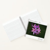 Denken Sie daran, violette Blumen Notebook zu blüh Notizblock (Innenseite)