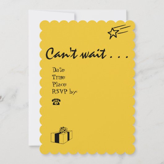 Denken Sie daran, wann wir es wieder mit einer Kar Einladung (Rückseite)