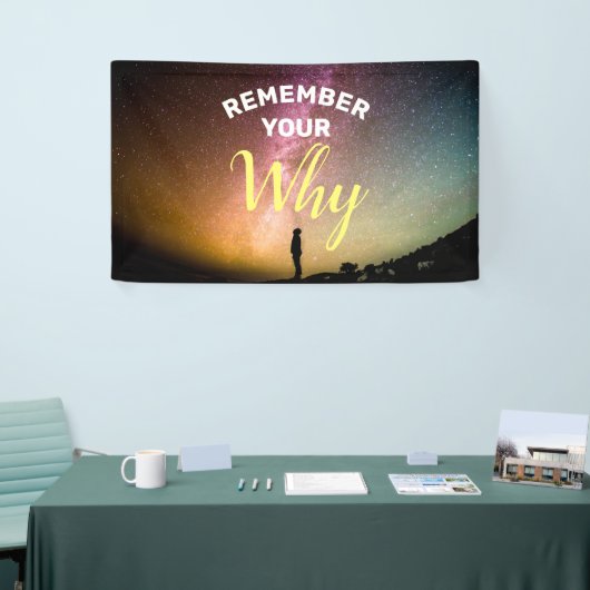 Denken Sie daran, warum Motivierend Banner (Messeveranstaltung)