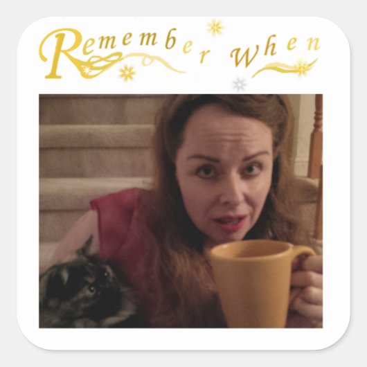 Denken Sie daran, wenn der Aufkleber am Runden Ran (Vorderseite)