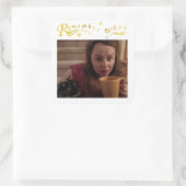 Denken Sie daran, wenn der Aufkleber am Runden Ran (Tasche)