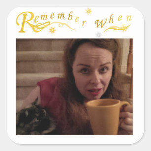 Denken Sie daran, wenn der Aufkleber am Runden Ran