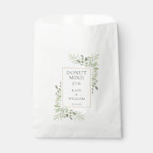 Denken Sie daran, wenn ich eine Hochzeit im grünen Geschenktütchen (Vorderseite)
