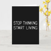 Denken Sie darüber nach Leben Karte (Gelbe Blume)