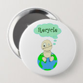 Denken Sie, dass… recyceln Sie Button (Vorne & Hinten)