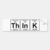 Denken Sie (denken Sie) - voll Autoaufkleber (Vorne)