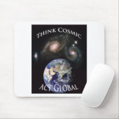 denken Sie die kosmische globale Tat Mousepad (Mit Mouse)