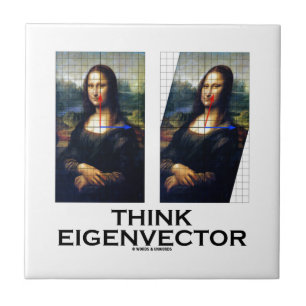 Denken Sie Eigenvektor (Mona Lisa wieder Fliese