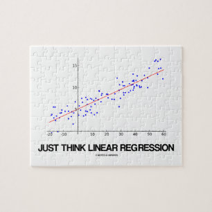 Denken Sie einfach Linear-Regression (Statistiken) Puzzle