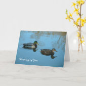 Denken Sie | Enten Karte (Gelbe Blume)