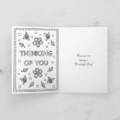 Denken Sie | Farbseite der Inside Card Karte (Innenseite)