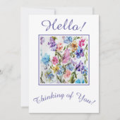 Denken Sie Feiertagskarte (Vorderseite)