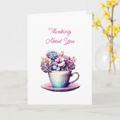 Denken Sie | Freundschaft Karte (Gelbe Blume)