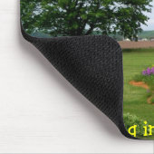 Denken Sie Frühling - Mausunterlage Mousepad (Ecke)