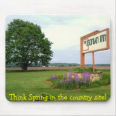 Denken Sie Frühling - Mausunterlage Mousepad (Vorne)