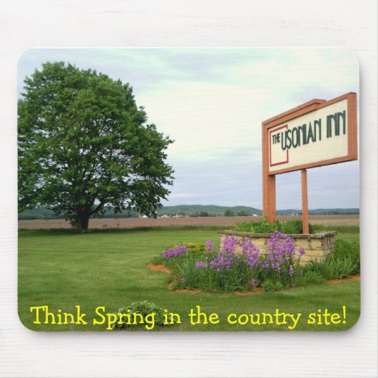 Denken Sie Frühling - Mausunterlage Mousepad (Vorne)