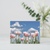 Denken Sie Frühling! Postkarte (Stehend Vorderseite)